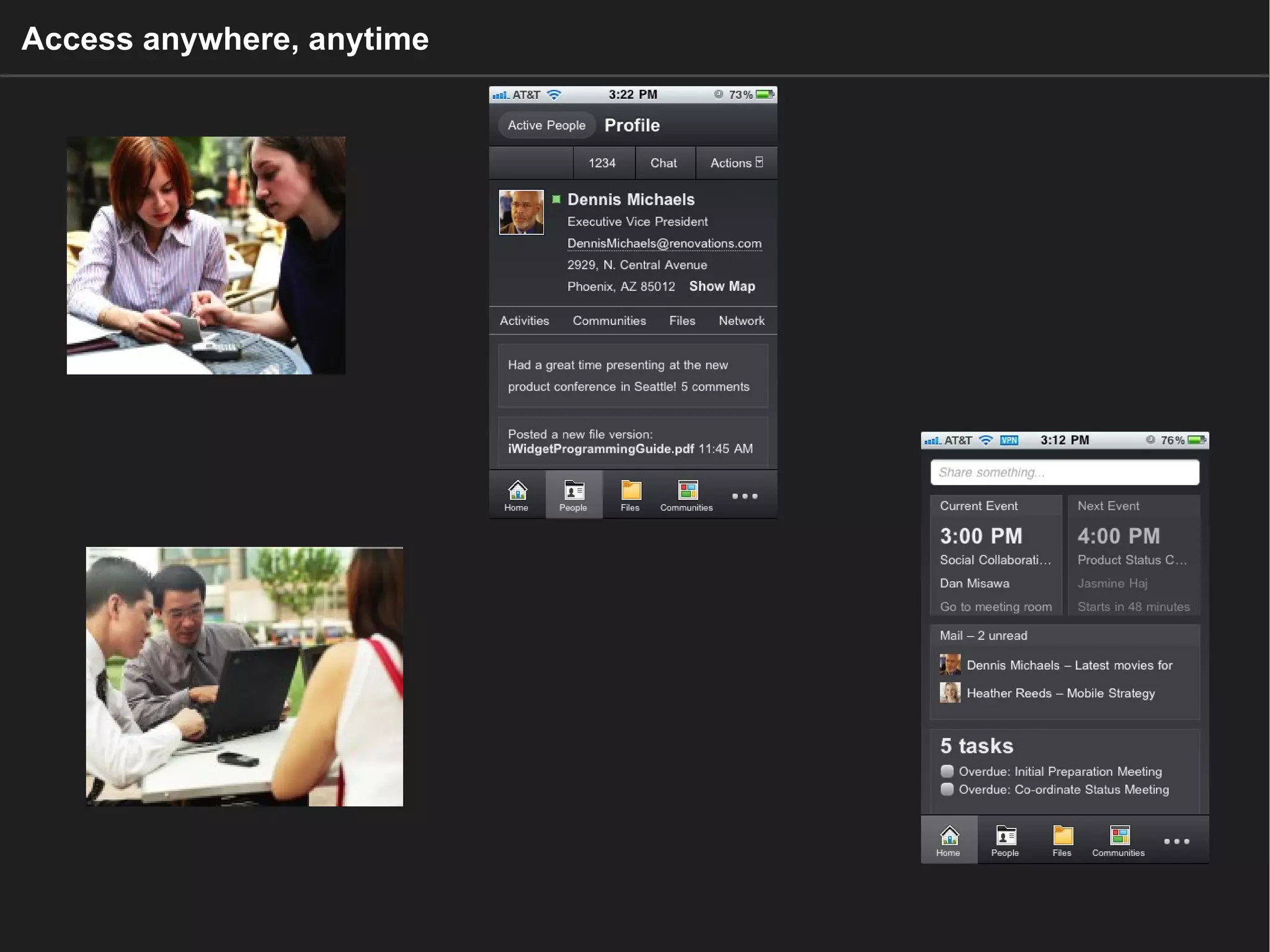 Animate thematic communities 
