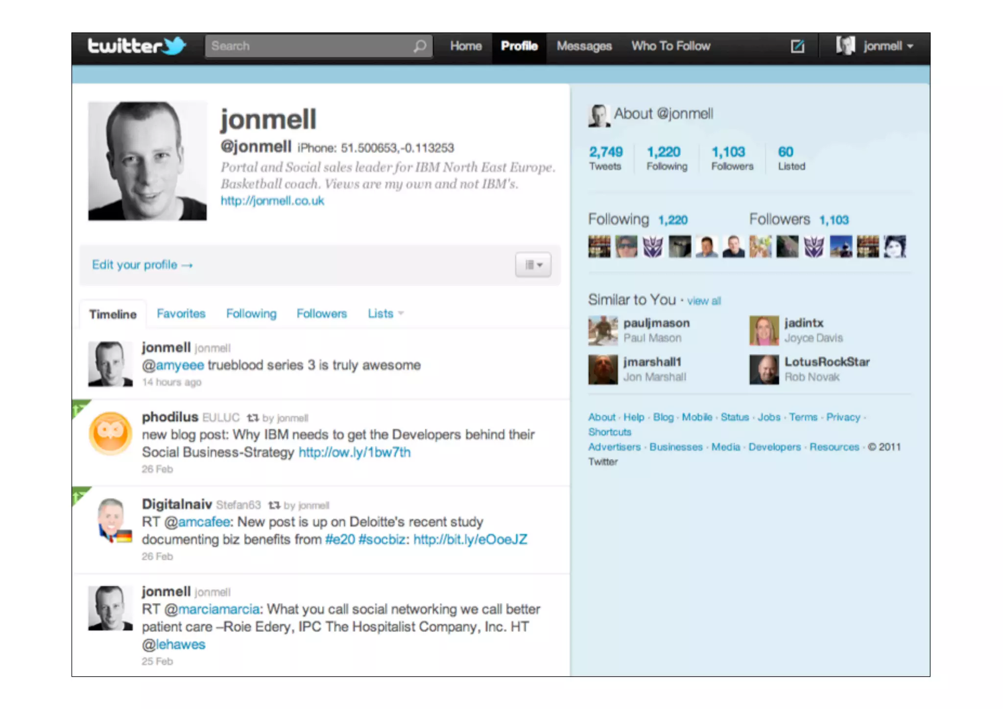 © 2011 IBM Corporation
 