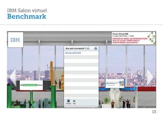 IBM Salon virtuel
Benchmark




                    13
 
