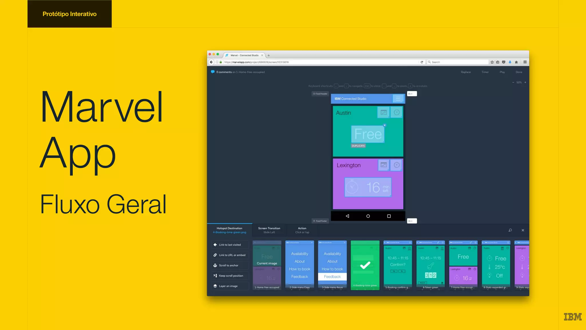 Protótipo Interativo
Marvel
App
Fluxo Geral
 