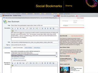 Social Bookmarks   Sharing
 