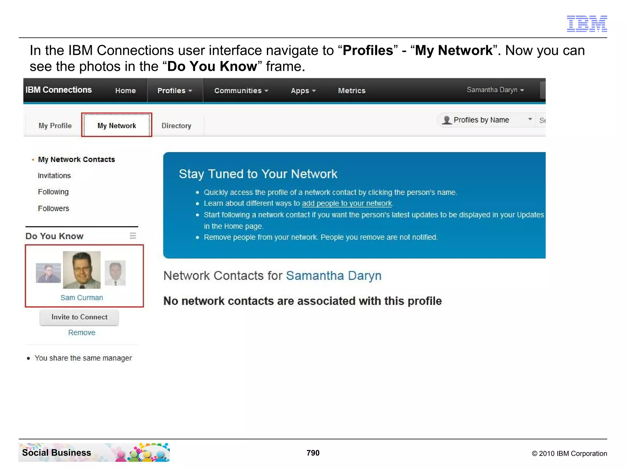 In the “C:IBMTDISOLTDI” directory open the file “collect_photos.in” for editing.




Social Business                               790                                  © 2010 IBM Corporation
 