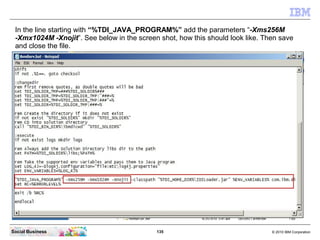 In the line starting with “%TDI_JAVA_PROGRAM%” add the parameters “-Xms256M
 -Xmx1024M -Xnojit”. See below in the screen s...