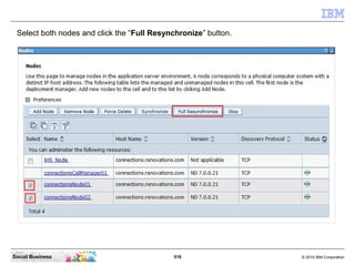 Select both nodes and click the “Full Resynchronize” button.




Social Business                             516          ...