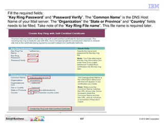 In the “Look in” field select your Mail Server. Then select the “Server Certificate Admin”
 database and click the “Open” ...