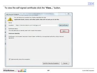 To test the new settings open your browser and enter the URL to one of your mail files
   like “http://chat.renovations.co...