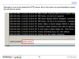 And once more click the “Edit Server” button.




Social Business                              691   © 2010 IBM Corporation
 