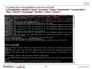 In the menu line you can now see the icons for Mail and Calendar.




Social Business                              751    ...
