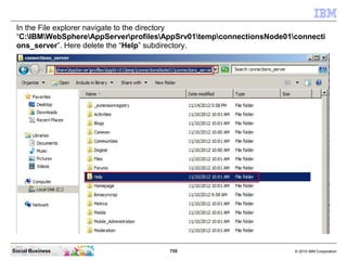 Switch back to your Integrated Solutions Console and click “Applications” -
 “WebSphere enterprise applications”.




Soci...