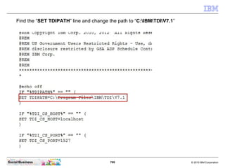 In the menu click “Extract All...”.




Social Business                          769   © 2010 IBM Corporation
 