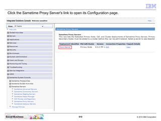 Configure the photoURL in the Sametime
 Community server
 The contents of the Sametime business card is controlled by the ...