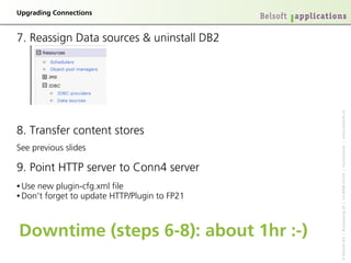 réÖê~ÇáåÖ=`çååÉÅíáçåë


TK=RÉ~ëëáÖå=a~í~=ëçìêÅÉë=C=ìåáåëí~ää=a_O




                                               «=_ÉäëçÑí=^d==ö==RìëëÉåïÉÖ=OS==ö==`eJUMMU=wüêáÅÜ==ö==pïáíòÉêä~åÇ===ö==ïïïKÄÉäëçÑíKÅÜ
UK=qê~åëÑÉê=ÅçåíÉåí=ëíçêÉë
pÉÉ=éêÉîáçìë=ëäáÇÉë

VK=mçáåí=eqqm=ëÉêîÉê=íç=`çååQ=ëÉêîÉê
• rëÉ=åÉï=éäìÖáåJÅÑÖKñãä=ÑáäÉ
• açåÛí=ÑçêÖÉí=íç=ìéÇ~íÉ=eqqmLmäìÖáå=íç=cmON




açïåíáãÉ=EëíÉéë=SJUFW=~Äçìí=NÜê=WJF
 