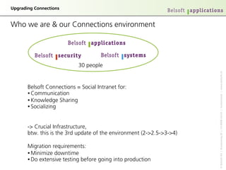 réÖê~ÇáåÖ=`çååÉÅíáçåë


tÜç=ïÉ=~êÉ=C=çìê=`çååÉÅíáçåë=ÉåîáêçåãÉåí




                            PM=éÉçéäÉ




                                                                       «=_ÉäëçÑí=^d==ö==RìëëÉåïÉÖ=OS==ö==`eJUMMU=wüêáÅÜ==ö==pïáíòÉêä~åÇ===ö==ïïïKÄÉäëçÑíKÅÜ
       _ÉäëçÑí=`çååÉÅíáçåë=Z=pçÅá~ä=fåíê~åÉí=ÑçêW
       • `çããìåáÅ~íáçå
       • håçïäÉÇÖÉ=pÜ~êáåÖ
       • pçÅá~äáòáåÖ



       J[=`êìÅá~ä=fåÑê~ëíêìÅíìêÉI=
       ÄíïK=íÜáë=áë=íÜÉ=PêÇ=ìéÇ~íÉ=çÑ=íÜÉ=ÉåîáêçåãÉåí=EOJ[OKRJ[PJ[QF

       jáÖê~íáçå=êÉèìáêÉãÉåíëW
       • jáåáãáòÉ=ÇçïåíáãÉ
       • aç=ÉñíÉåëáîÉ=íÉëíáåÖ=ÄÉÑçêÉ=ÖçáåÖ=áåíç=éêçÇìÅíáçå
 