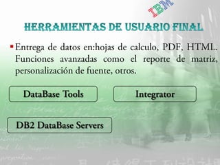 IBM Software Group | DB2 Information Management Software









    |   DB2 9 – Workshop de Introducción a XML y nuevas funciones   © 2006 IBM Corporation
 