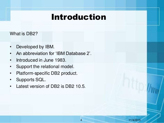 Ibm db2