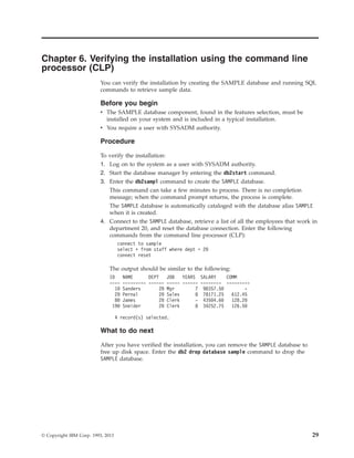 Ibm db2 10.5 for linux, unix, and windows getting started with db2 ...