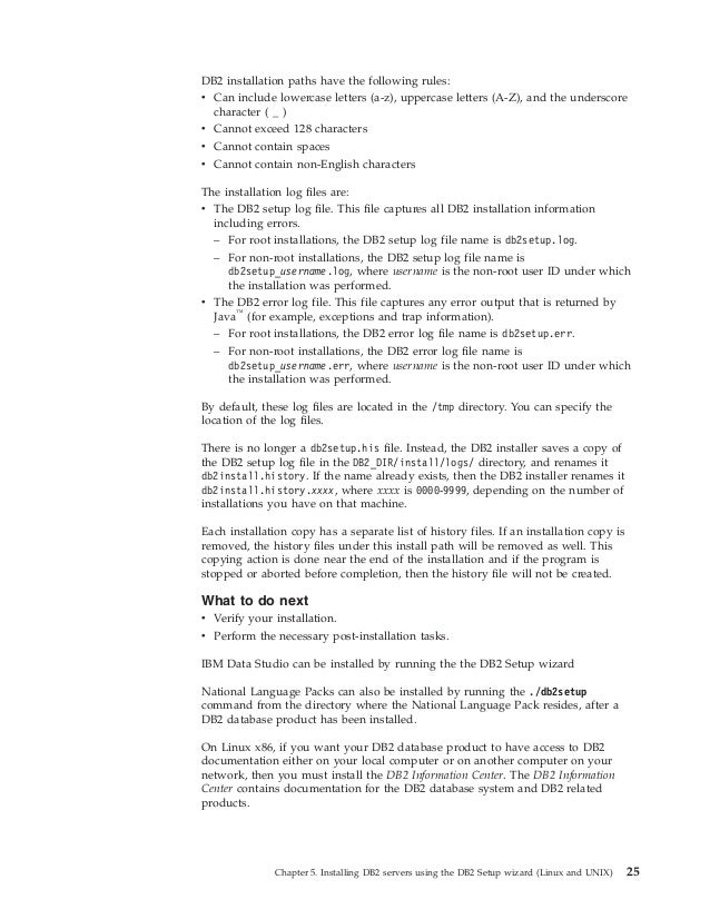 Db2 express c db2 install graphical mode
