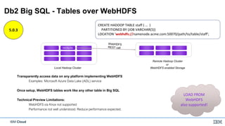 Ibm db2 big sql | PDF