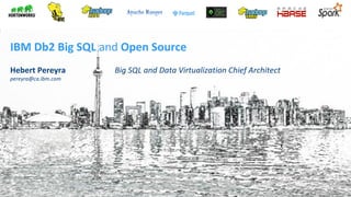 IBM Db2 Big SQL and Open Source
Hebert Pereyra Big SQL and Data Virtualization Chief Architect
pereyra@ca.ibm.com
 