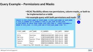 IBM db2 Row and Access Control & Masking (Enforcing Governance where ...