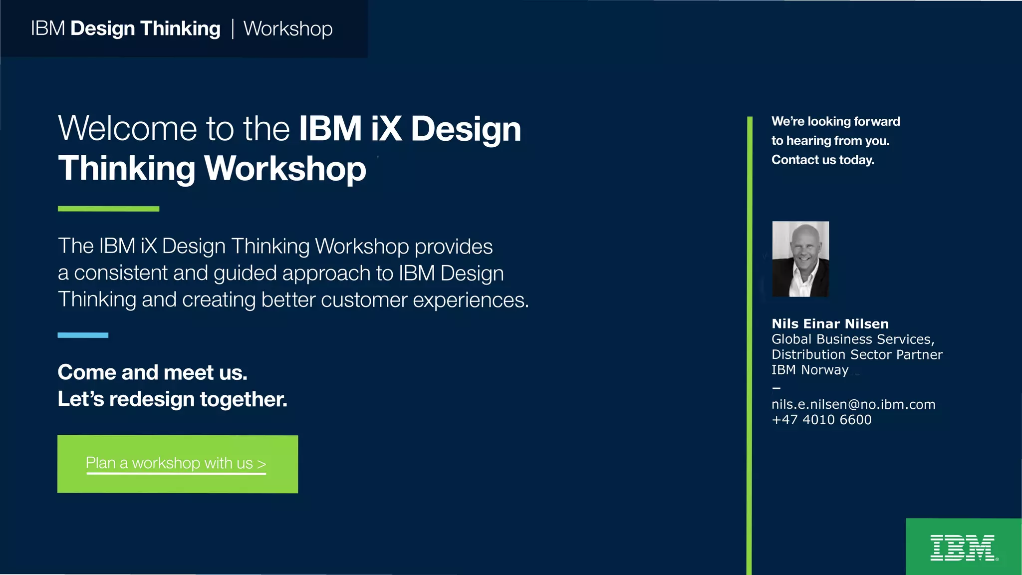 IBM Design Thinking Case Story