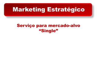 Marketing Estratégico Serviço para mercado-alvo“Single” 