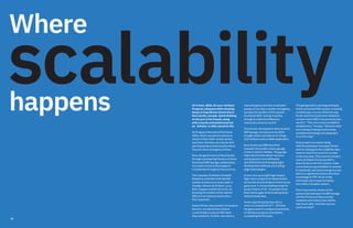 36
Where
happens
scalabilityOn 9 June, 2016, 23-year-old Sean
Ferguson collapsed while shooting
hoops at Cape Breton University in
Nova Scotia, Canada. Quick thinking
on the part of his friends, along
with a nearby automated external
de brillator, or AED, saved his life.
As Ferguson discovered first hand,
AEDs, which use electric shocks to
restart a heart after cardiac arrest,
save lives. But they can only do their
job if bystanders know exactly where
they are when emergency strikes.
Now, the government of Nova Scotia,
through a pioneering Province of Nova
Scotia and IBM Garage collaboration,
is at work to ensure that happens
consistently throughout the province.
The Canadian Institutes of Health
Research estimates that 40,000
cardiac arrests occur every year in
Canada. Almost all of them, up to
85%, happen outside the home. So
knowing the location of the nearest
AED can turn almost anyone into a
first responder.
Shawn Porter, Nova Scotia’s Innovation
Director, wondered how citizens
could reliably locate an AED when
they needed to. Further, was there a
way emergency services could alert
people of not only a cardiac emergency,
but also the location of the nearest
functional AED—and do it quickly
enough to make the difference
when every second counts?
The answer, developed in Nova Scotia’s
IBM Garage, turned out to be AEDs
brought online via Internet of Things
(IoT) sensors and a mobile application.
Nova Scotia and IBM launched
Canada’s first public-sector garage
in March 2018 in Halifax. The garage
helps Nova Scotia deliver services
and programs more efficiently
and effectively by leveraging agile
development methods and cutting-
edge technologies.
It now runs up to eight high-impact,
high-return projects for departments
across the provincial government at any
given time. A virtual staffing model for
project teams of 10 - 15 people helps
keep teams agile while breaking down
departmental silos.
Porter says the group has seen a
return on investment of 7 - 10 times
the government’s modest investments
in individual projects even before
completing the first year.
The garage built a working prototype
of the connected AED system, including
a mobile app, in a cost-effective way.
Porter says the investment needed to
connect every AED in the province was
worth it. “The cost is not a prohibitive
variable here,” he says, “because what
we’re doing is taking commercially
available technology and applying it
in a smart way.”
Early project successes along
with the prototype have given Porter
and his colleagues the credibility they
need to move from proof of concept
to the next step. They want to connect
every verifiably functional AED in
Nova Scotia to the 911 system, make
a smartphone app available for anyone
to download, and send emergency text
alerts to registered citizens who have
knowledge of CPR. All at a total
estimated cost of approximately
one million Canadian dollars.
More importantly, thanks to the
partnership between the IBM Garage
and the Province of Nova Scotia,
residents and visitors soon will be
that much safer. And who can put
a price on that?
 