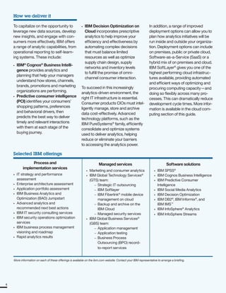 IBM Guide to Consumer Products Industry Technology Trends