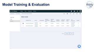 Model Training & Evaluation
 