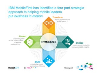 IBM Impact 2014  - Overview and strategy to transforming your mobile enterprise Slide 8