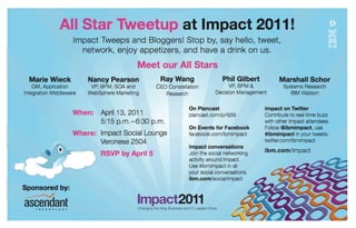 #IBMImpact all star tweetup invitation