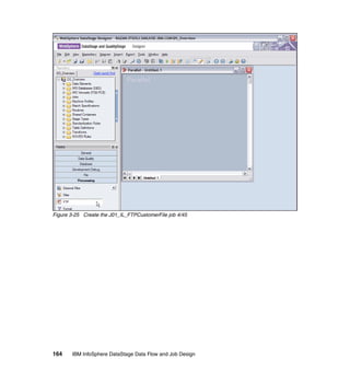 Figure 3-25 Create the J01_IL_FTPCustomerFile job 4/45




164    IBM InfoSphere DataStage Data Flow and Job Design
 