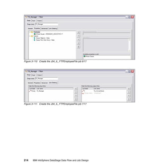 Figure 3-110 Create the J04_IL_FTPEmployeeFile job 6/17




Figure 3-111 Create the J04_IL_FTPEmployeeFile job 7/17




214    IBM InfoSphere DataStage Data Flow and Job Design
 