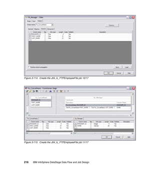 Figure 3-114 Create the J04_IL_FTPEmployeeFile job 10/17




Figure 3-115 Create the J04_IL_FTPEmployeeFile job 11/17




216    IBM InfoSphere DataStage Data Flow and Job Design
 