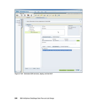 Figure 3-158 Generate SOA services, deploy, and test 8/21




248     IBM InfoSphere DataStage Data Flow and Job Design
 