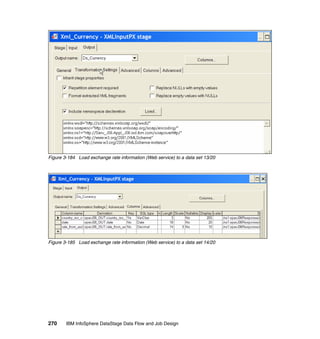 Figure 3-184 Load exchange rate information (Web service) to a data set 13/20




Figure 3-185 Load exchange rate information (Web service) to a data set 14/20




270     IBM InfoSphere DataStage Data Flow and Job Design
 