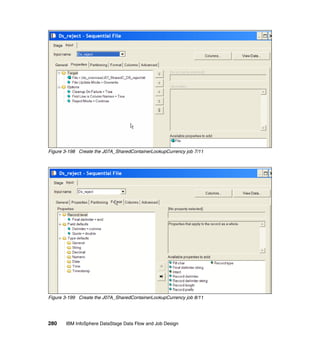 Figure 3-198 Create the J07A_SharedContainerLookupCurrency job 7/11




Figure 3-199 Create the J07A_SharedContainerLookupCurrency job 8/11




280    IBM InfoSphere DataStage Data Flow and Job Design
 