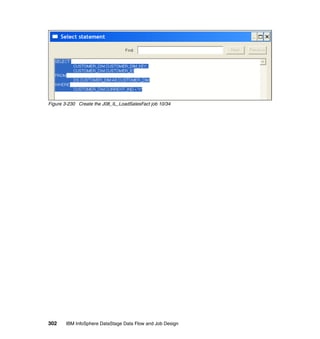 Figure 3-230 Create the J08_IL_LoadSalesFact job 10/34




302    IBM InfoSphere DataStage Data Flow and Job Design
 
