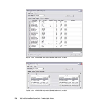 Figure 3-334 Create the J13_Daily_UpdateLookupDim job 8/26




              Figure 3-335 Create the J13_Daily_UpdateLookupDim job 9/26




370   IBM InfoSphere DataStage Data Flow and Job Design
 