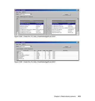 Figure 3-393 Create the J15_Daily_CreateSalesAggDS job 35/41




Figure 3-394 Create the J15_Daily_CreateSalesAggDS job 36/41




                                                          Chapter 3. Retail industry scenario   413
 