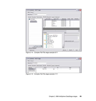 Figure 2-14 Complex Flat File stage example 6/11




Figure 2-15 Complex Flat File stage example 7/11




                                  Chapter 2. IBM InfoSphere DataStage stages   49
 