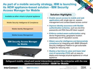 IBM InterConnect 2103 - Institute a MobileFirst IT Infrastructure