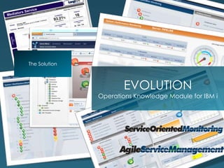 The Solution



                      EVOLUTION
               Operations Knowledge Module for IBM i
 