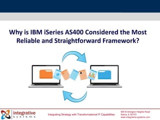 Integrating Strategy with Transformational IT Capabilities
900 N Arlington Heights Road
Itasca, IL 60143
www.integrative-systems.com
Why is IBM iSeries AS400 Considered the Most
Reliable and Straightforward Framework?
 