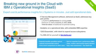 IBM IT Operations Analytics for z Systems | PDF