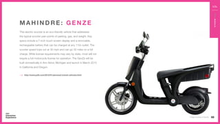 70
PEDIWHEELS
Segway’s P.U.M.A. (Personal Urban Mobility & Accessibility) prototype takes the access and
mobility of the S...