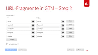 URL-Fragmente in GTM – Step 2
75
 