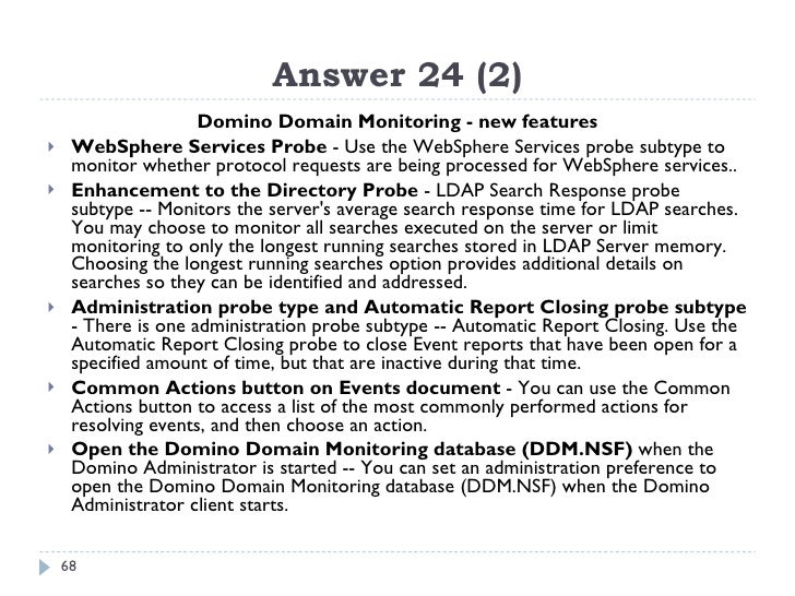 Lotus 190-980 Domino 8.5 System Administration Fundamentals Lotus 190-980 Domino 8.5 System Administration Fundamentals
