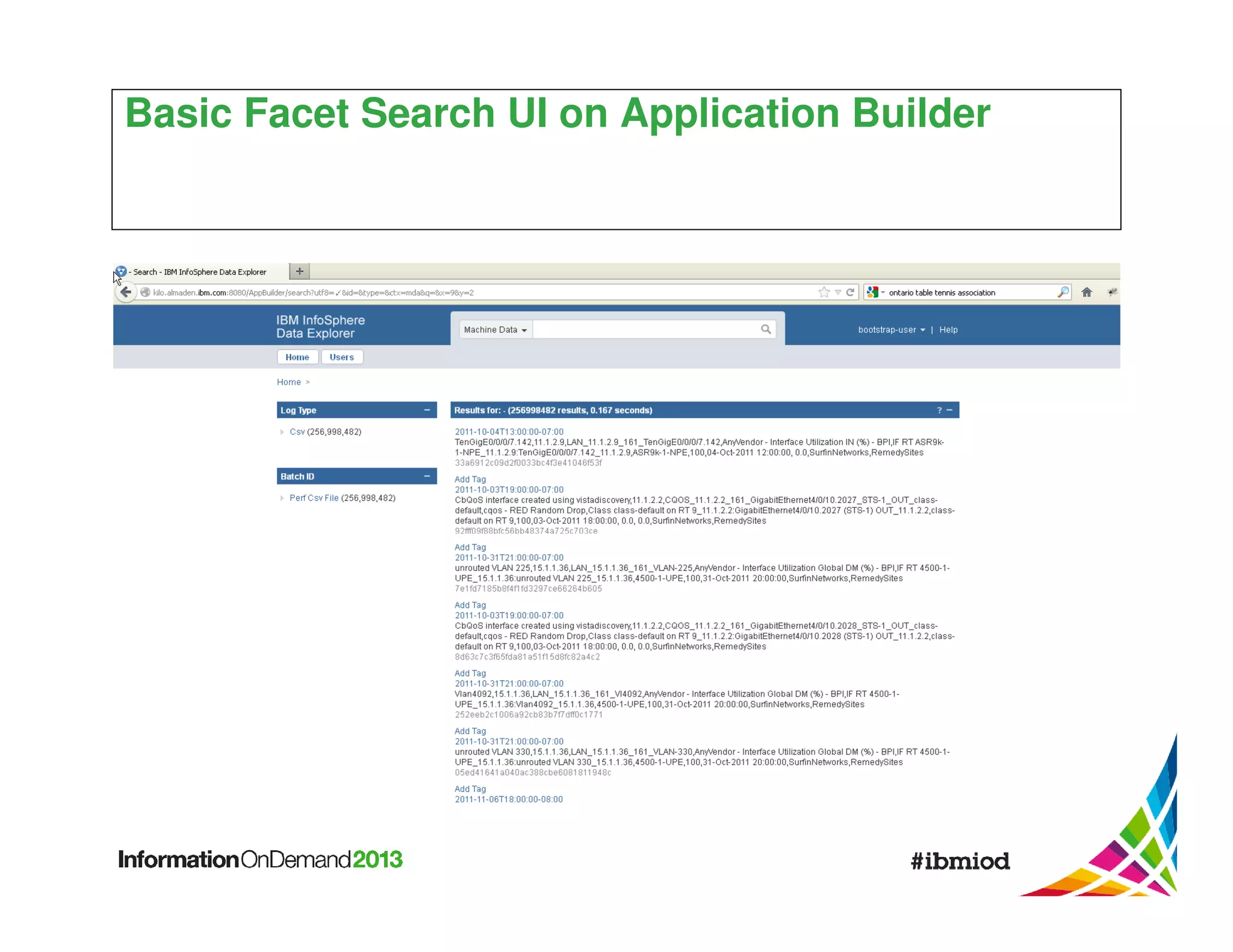 Basic Facet Search UI on Application Builder

 