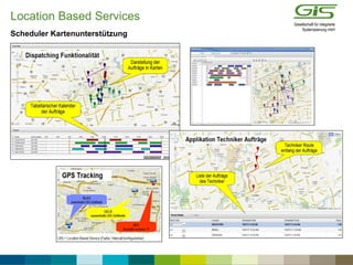 Location Based Services
Scheduler Kartenunterstützung
 